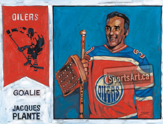 Oilers Plante Card