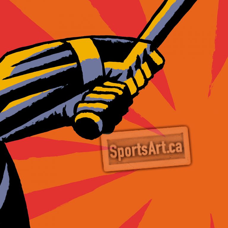 Power Hitter Sports Art